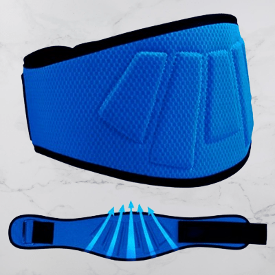 Ceinture pour la musculation - FitnessWaistBelts™ - Bleu - Gt Lifting Universe